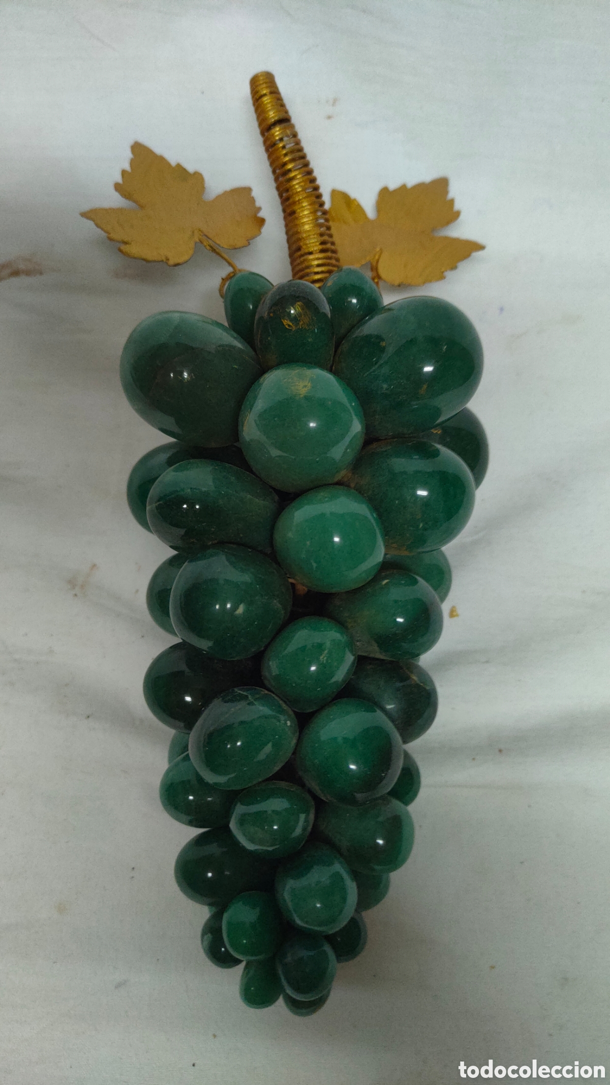 Antig&uuml;edades: RACIMO DE UVAS EN JADE NATURAL.ONIX.VERDE.