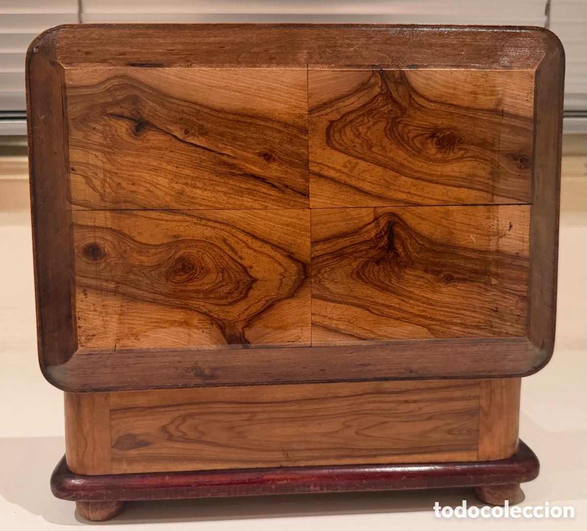Antig&uuml;edades: Caja Joyero en Madera de Olivo - Foto 4