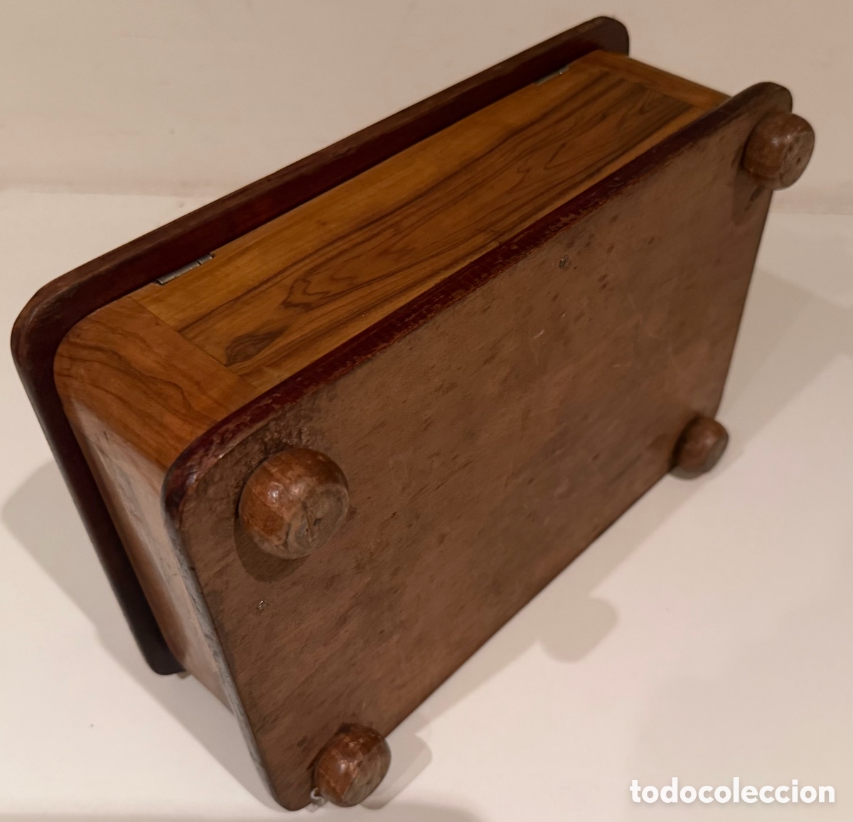 Antig&uuml;edades: Caja Joyero en Madera de Olivo - Foto 5