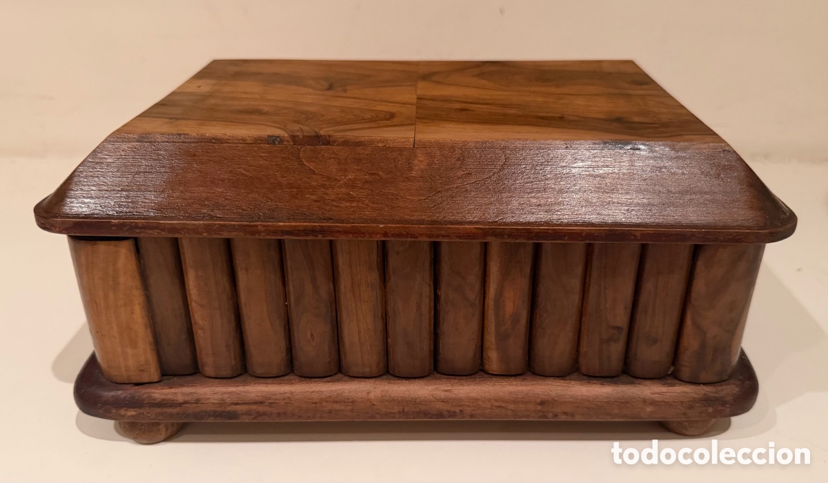 Antig&uuml;edades: Caja Joyero en Madera de Olivo - Foto 6
