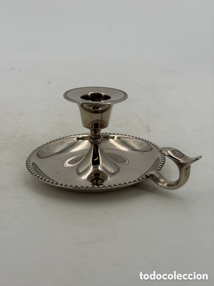Antig&uuml;edades: Antiguo Candelabro de Mano - Foto 5