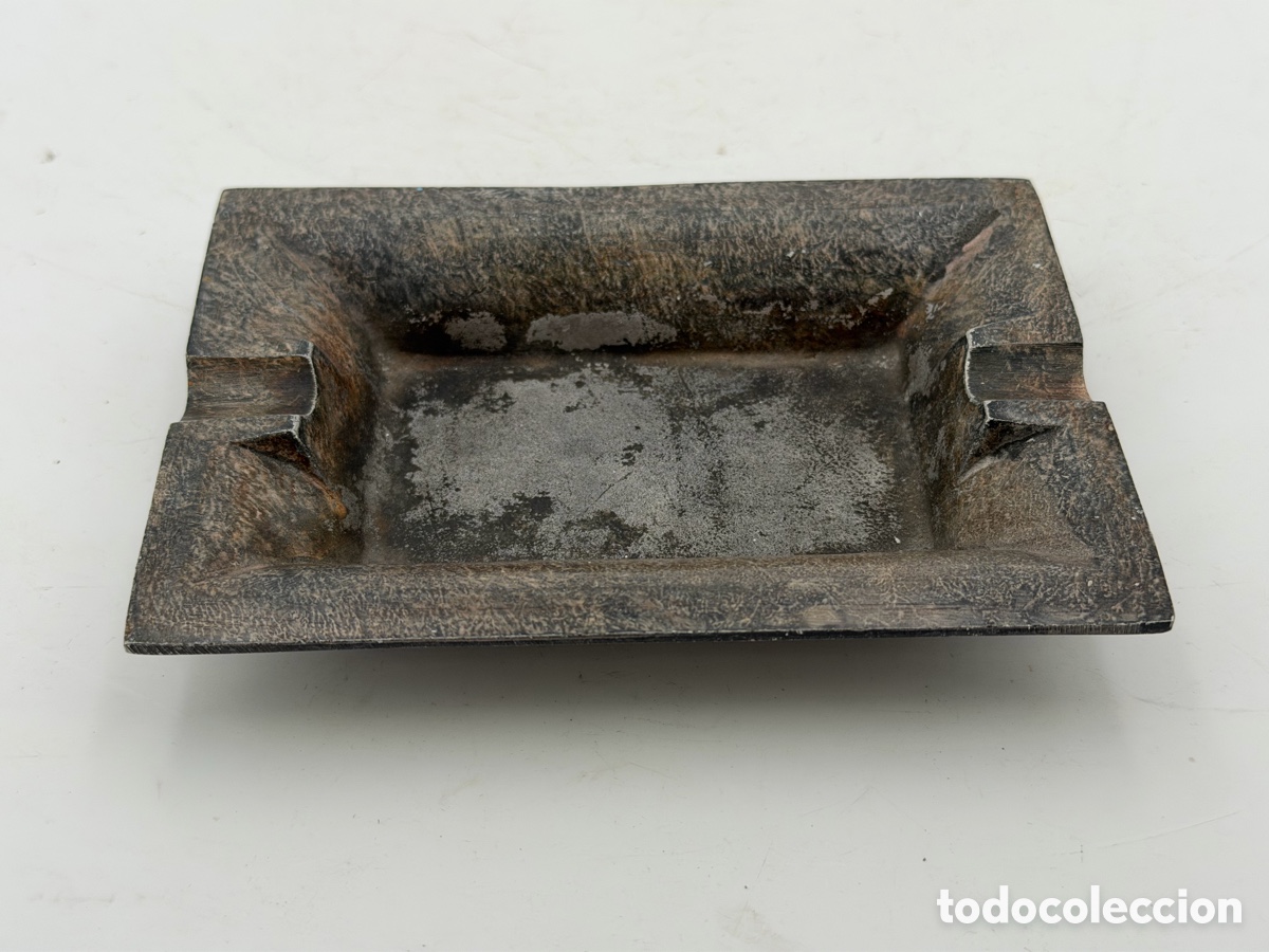 Antig&uuml;edades: Antiguo Cenicero de Esta&ntilde;o - Foto 2