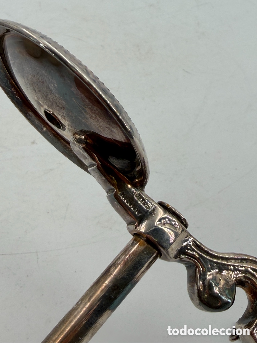 Antig&uuml;edades: Antiguo Candelabro de Mano Plateado - Foto 7