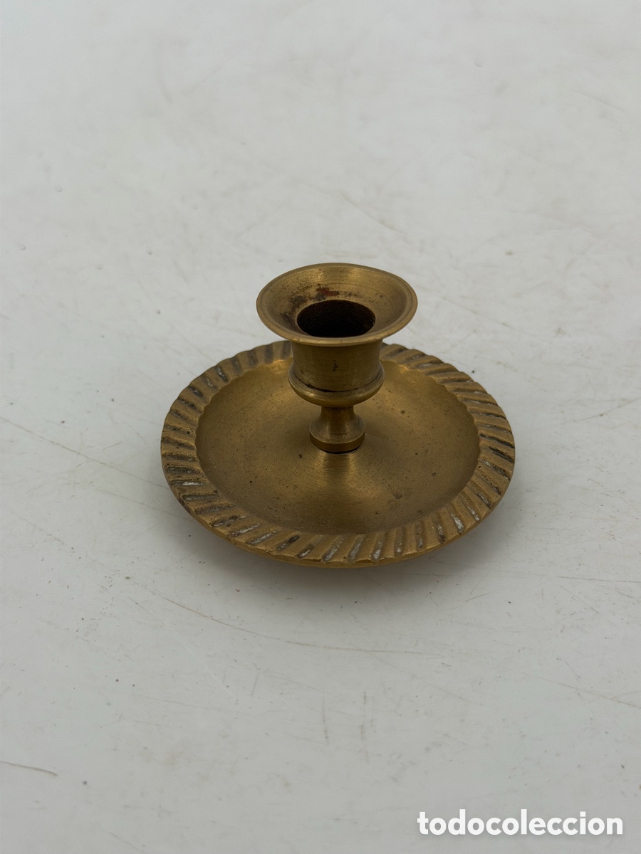 Antig&uuml;edades: Antiguo Candelabro Dorado - Foto 2