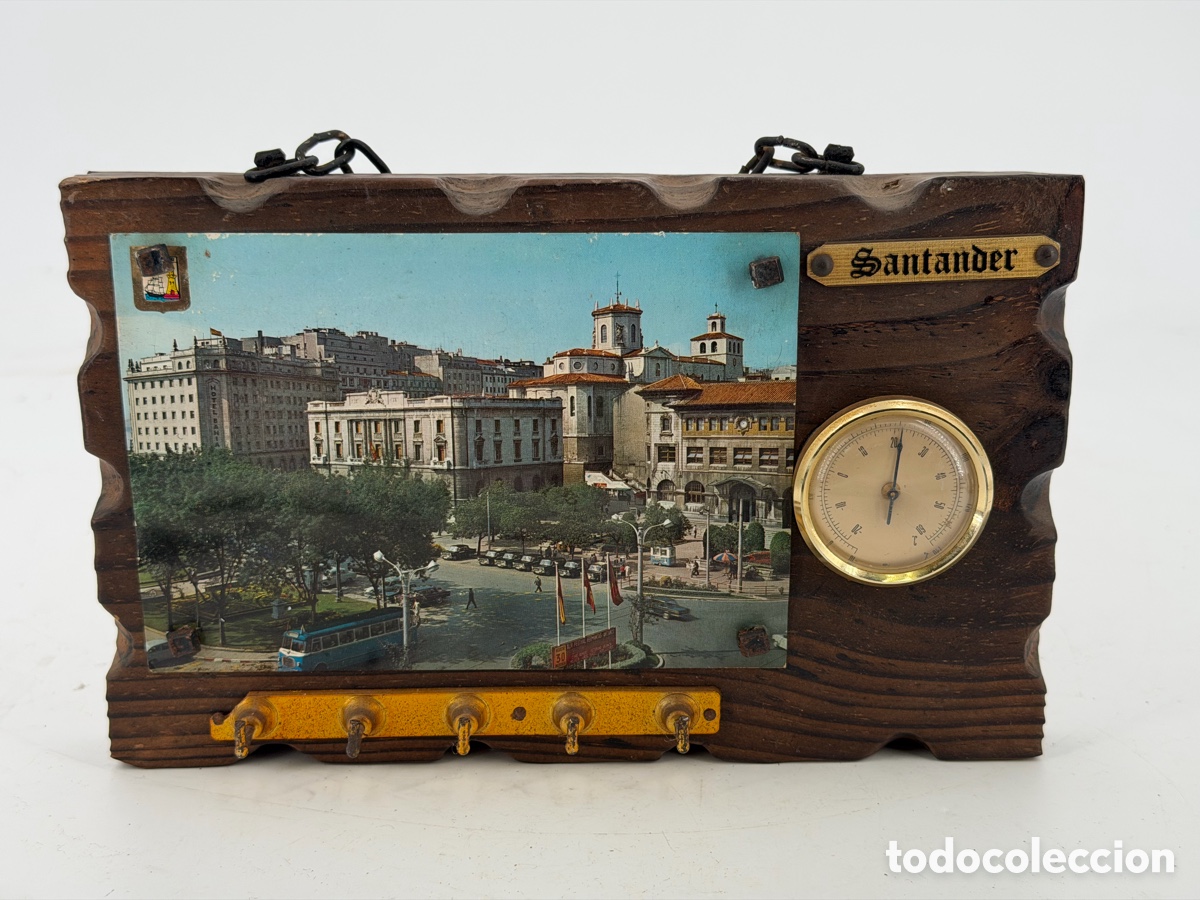 Antig&uuml;edades: Term&oacute;metro Decorativo Santander - Foto 2