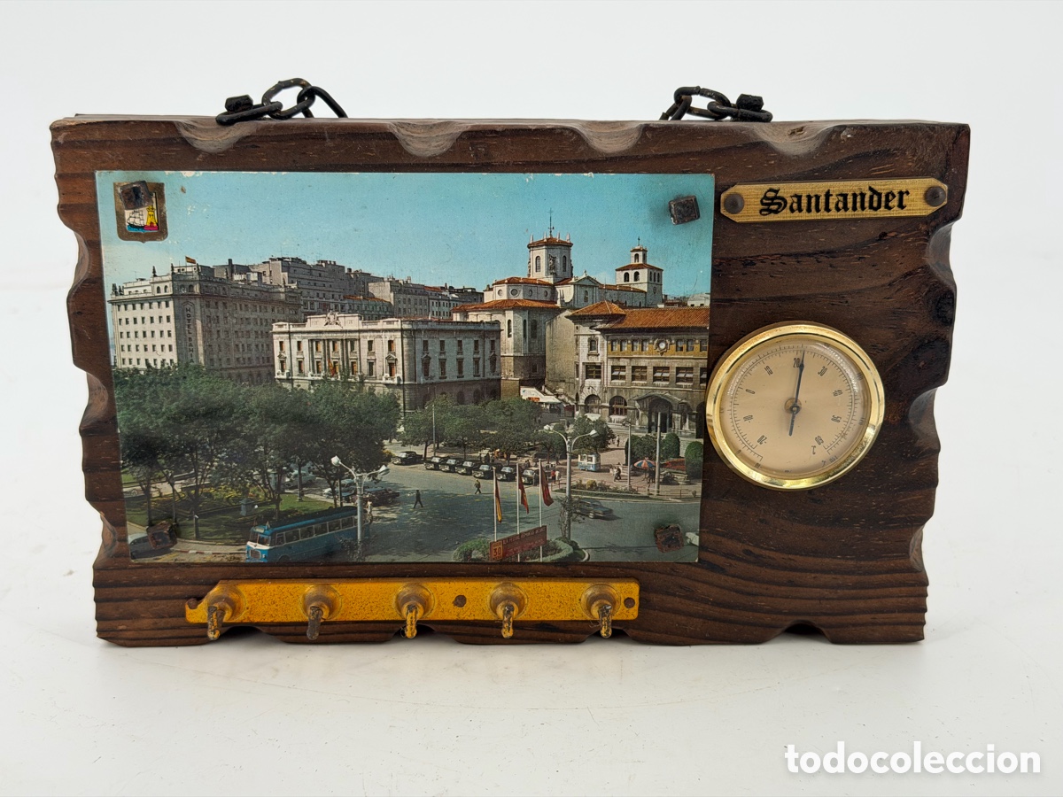 Antig&uuml;edades: Term&oacute;metro Decorativo Santander - Foto 3