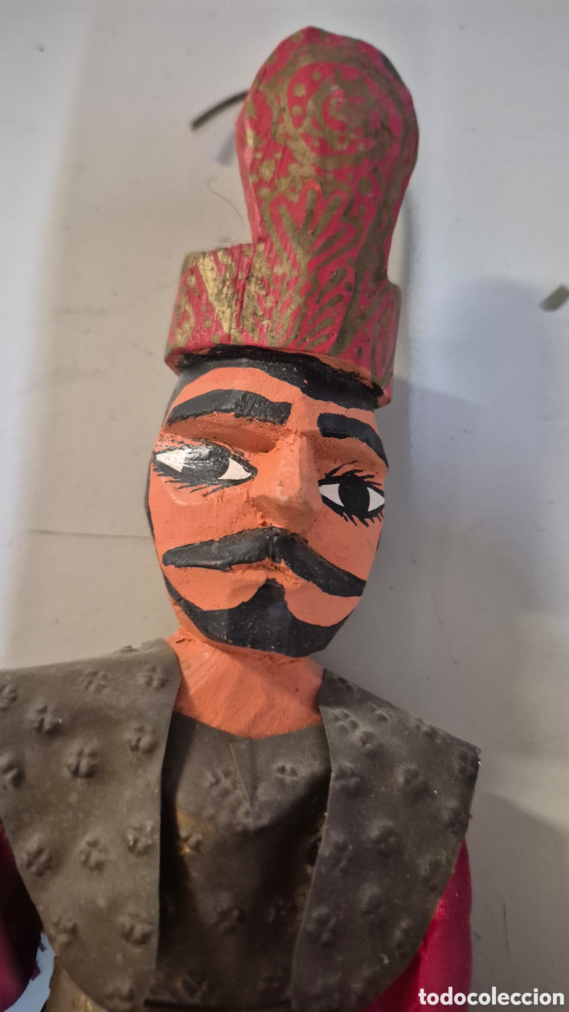 Antig&uuml;edades: Antigua figura artesanal - Foto 2