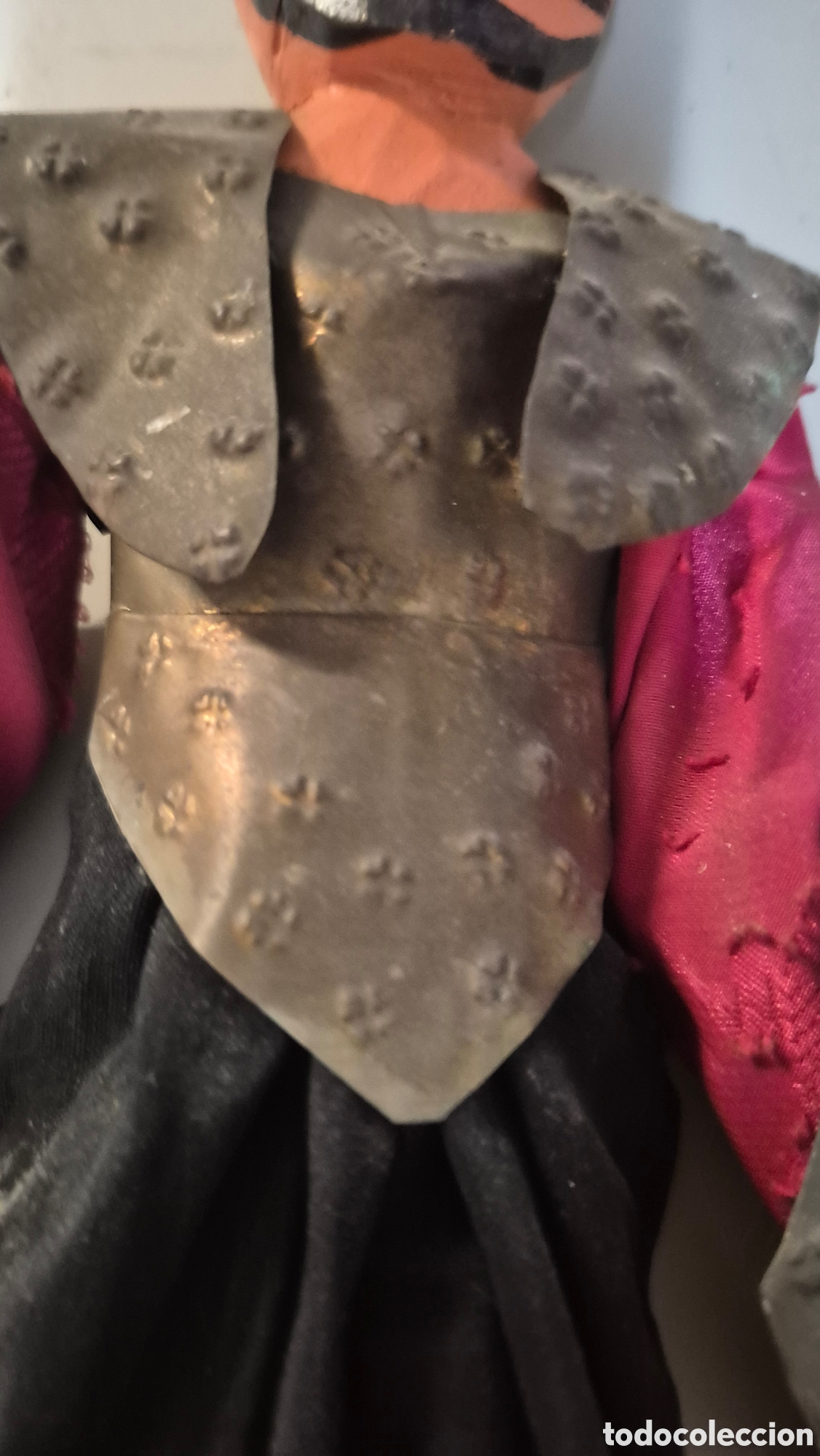 Antig&uuml;edades: Antigua figura artesanal - Foto 3
