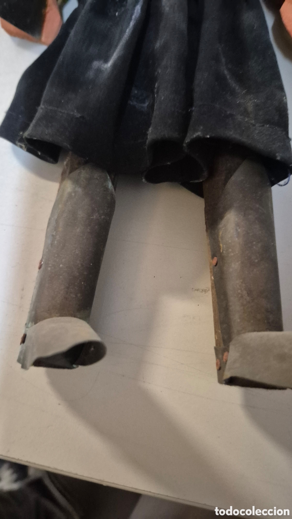 Antig&uuml;edades: Antigua figura artesanal - Foto 4