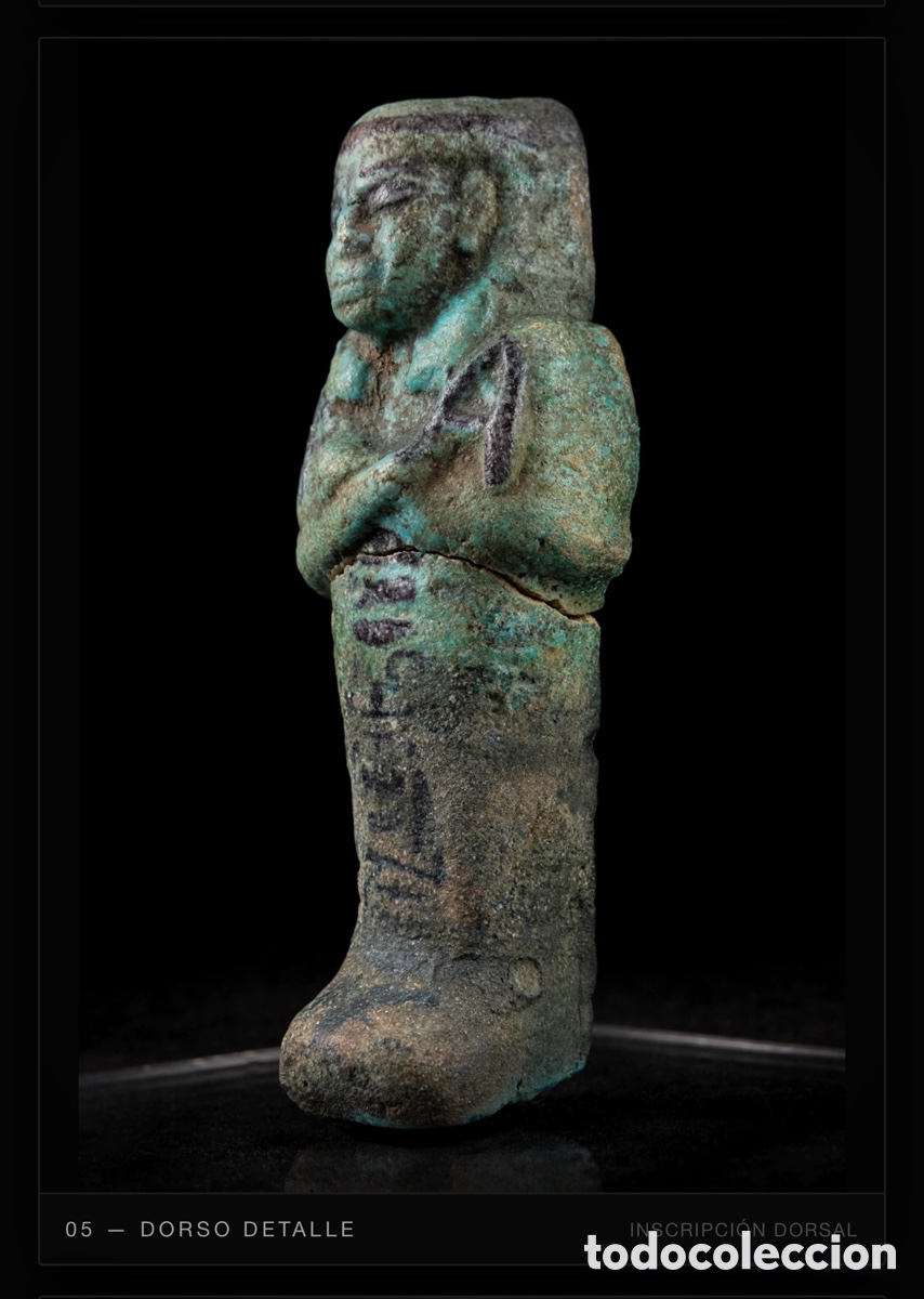 Antig&uuml;edades: Ushabti Azul-Cobalto - Foto 7