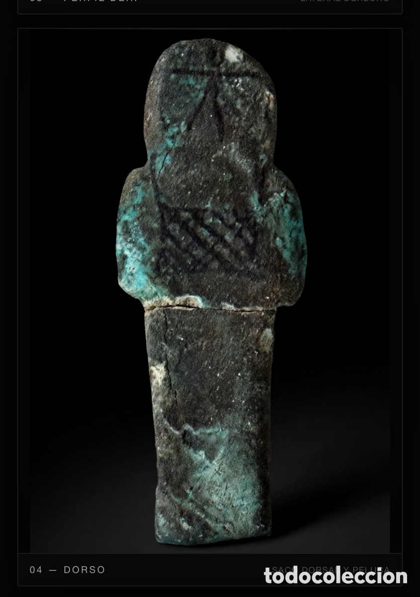 Antig&uuml;edades: Ushabti Azul-Cobalto - Foto 15