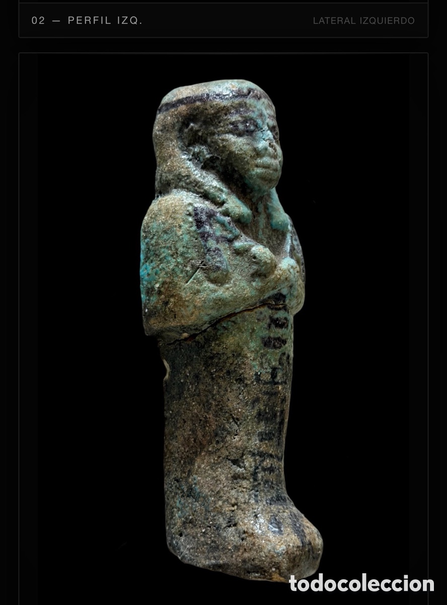 Antig&uuml;edades: Ushabti Azul-Cobalto - Foto 16
