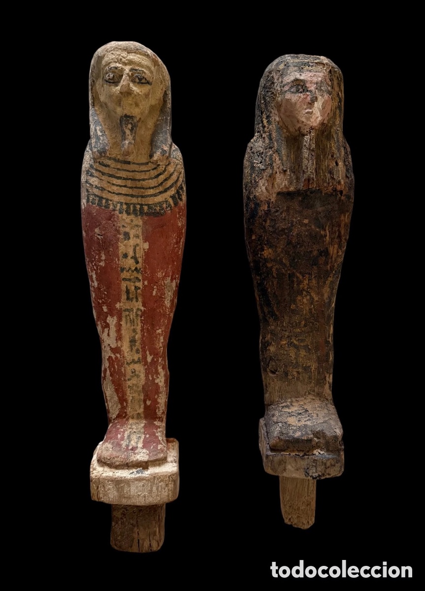 Antig&uuml;edades: Dos figuras funerarias de Ptah-Sokar-Osiris - Foto 2