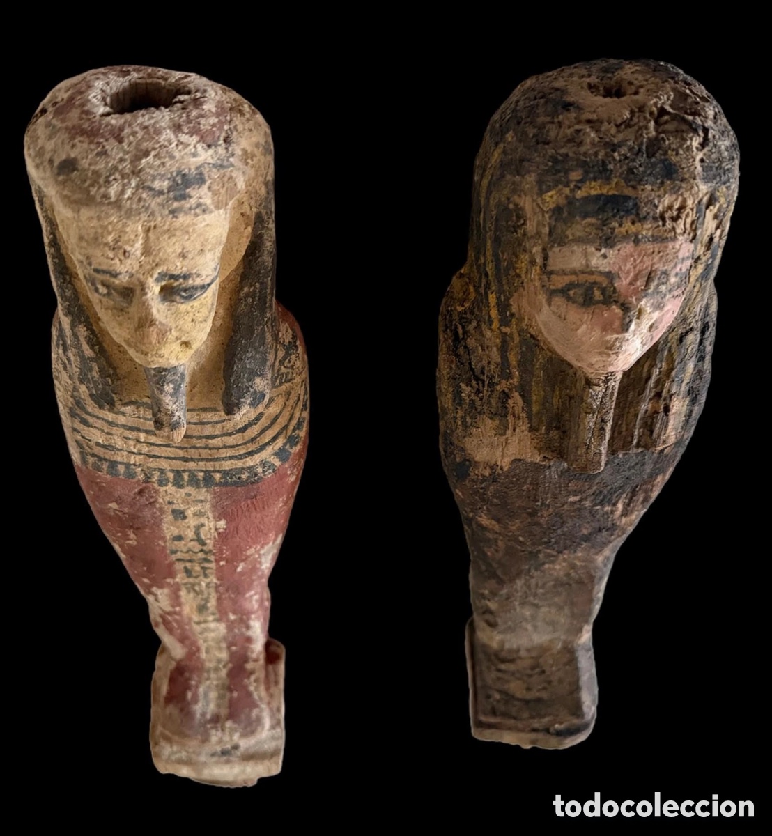 Antig&uuml;edades: Dos figuras funerarias de Ptah-Sokar-Osiris - Foto 3