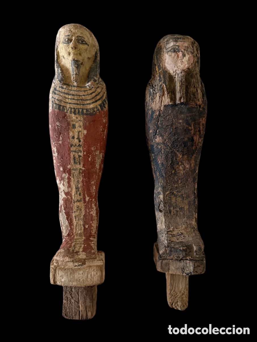 Antig&uuml;edades: Dos figuras funerarias de Ptah-Sokar-Osiris - Foto 4