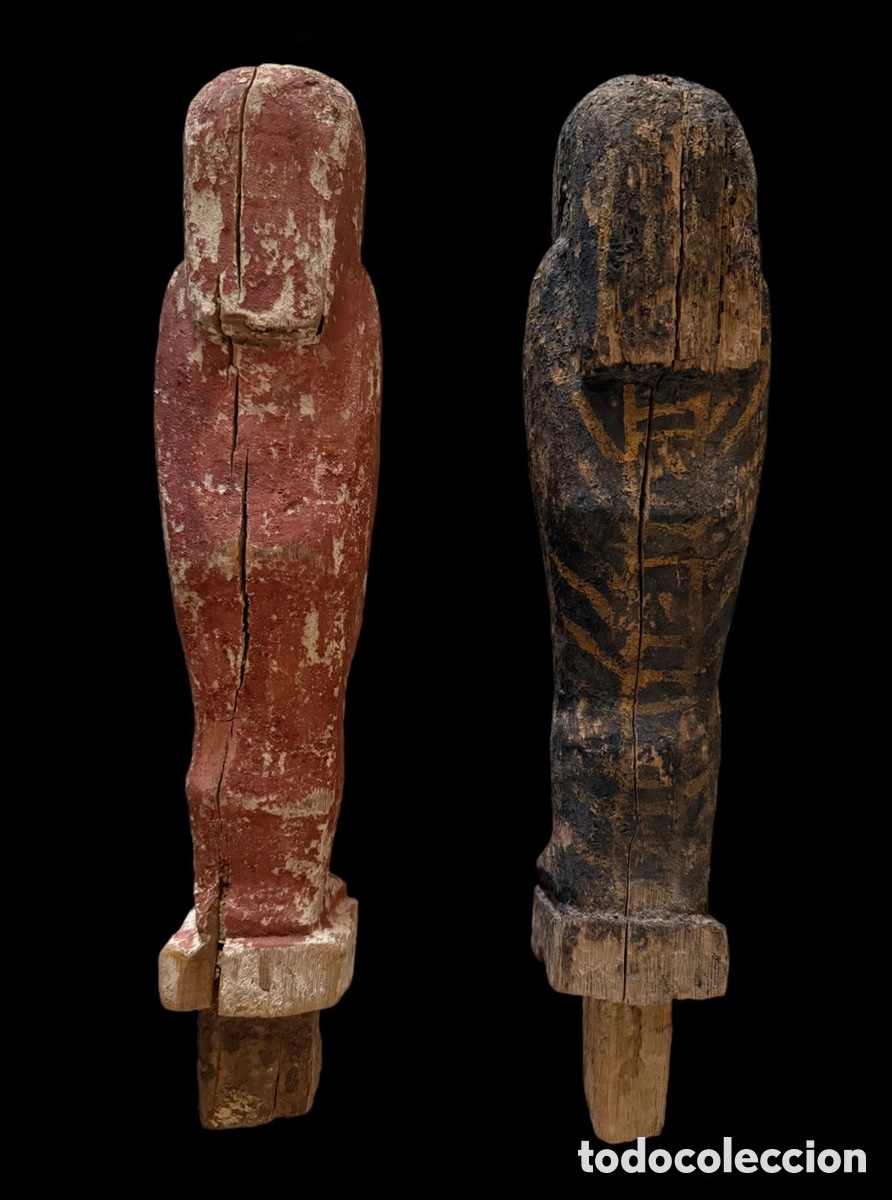 Antig&uuml;edades: Dos figuras funerarias de Ptah-Sokar-Osiris - Foto 5