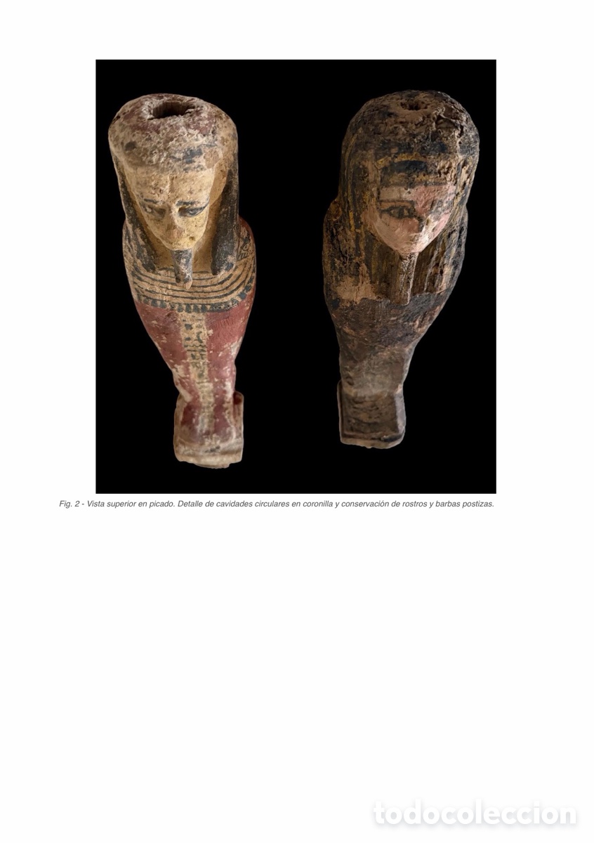 Antig&uuml;edades: Dos figuras funerarias de Ptah-Sokar-Osiris - Foto 7