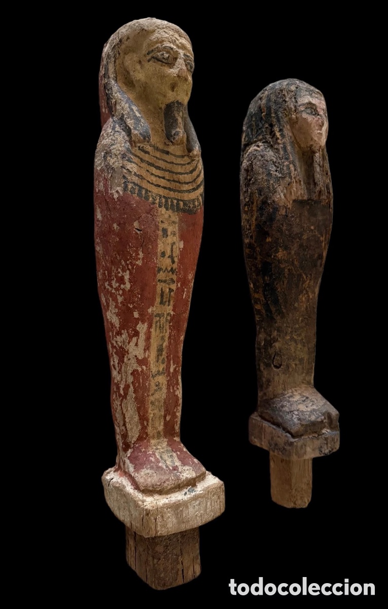 Antig&uuml;edades: Dos figuras funerarias de Ptah-Sokar-Osiris - Foto 1