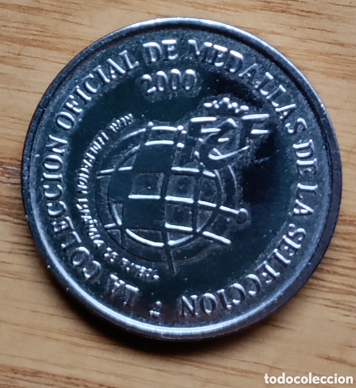 Antig&uuml;edades: Moneda de la selecci&oacute;n (2000) Portero Molina - Foto 1