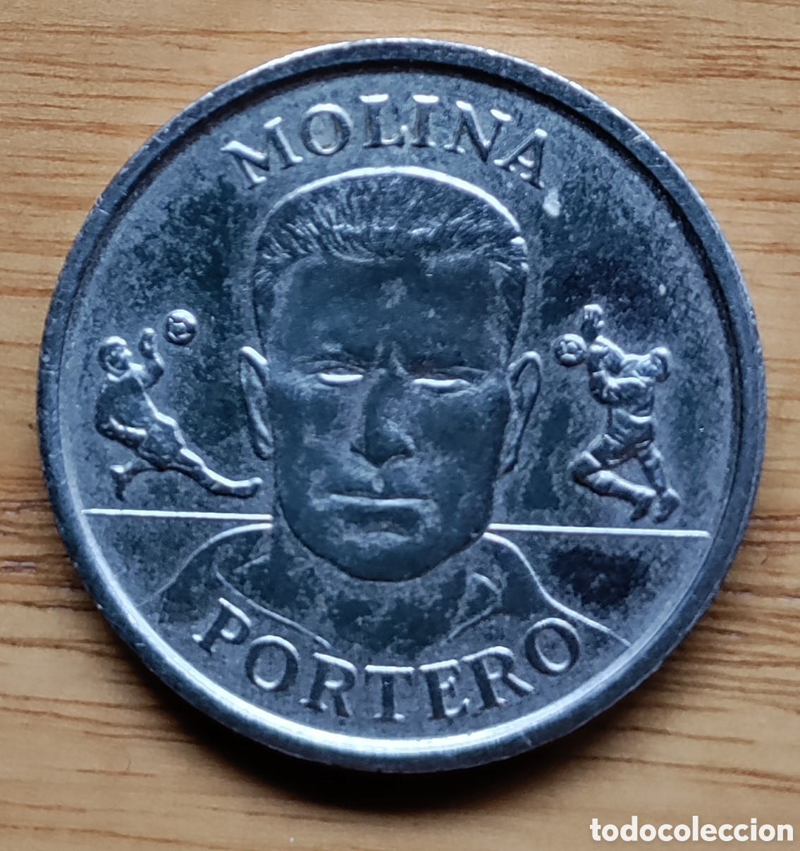 Antig&uuml;edades: Moneda de la selecci&oacute;n (2000) Portero Molina - Foto 2