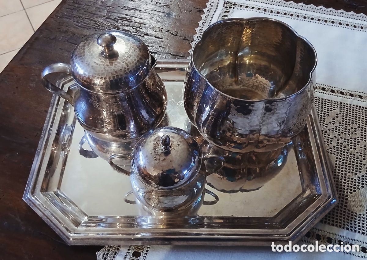 Antig&uuml;edades: Set silver te e oggetti
