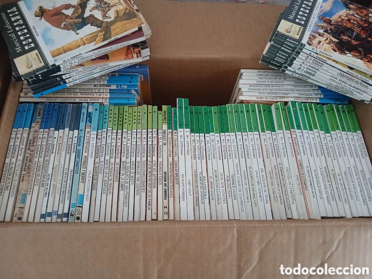 Antig&uuml;edades: Lote novelas Marcial Lafuente Estefania