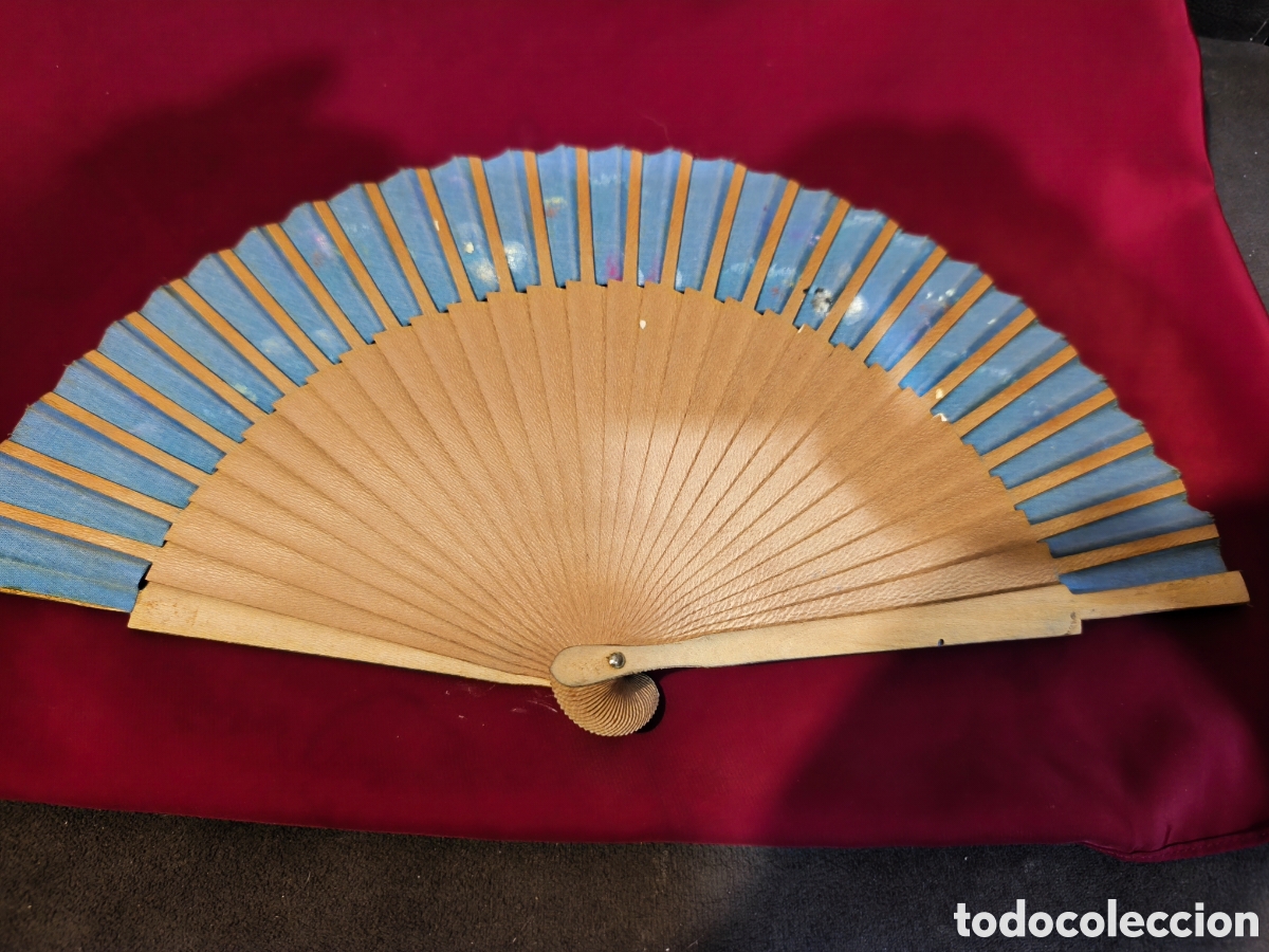 Antig&uuml;edades: Lote de dos magn&iacute;ficos abanicos - Foto 3