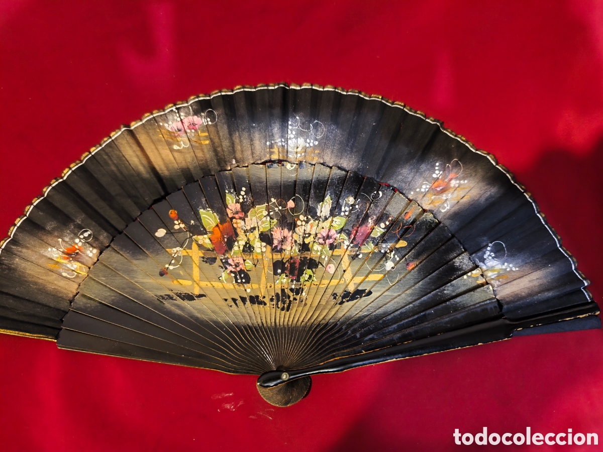 Antig&uuml;edades: Lote de dos magn&iacute;ficos abanicos - Foto 1