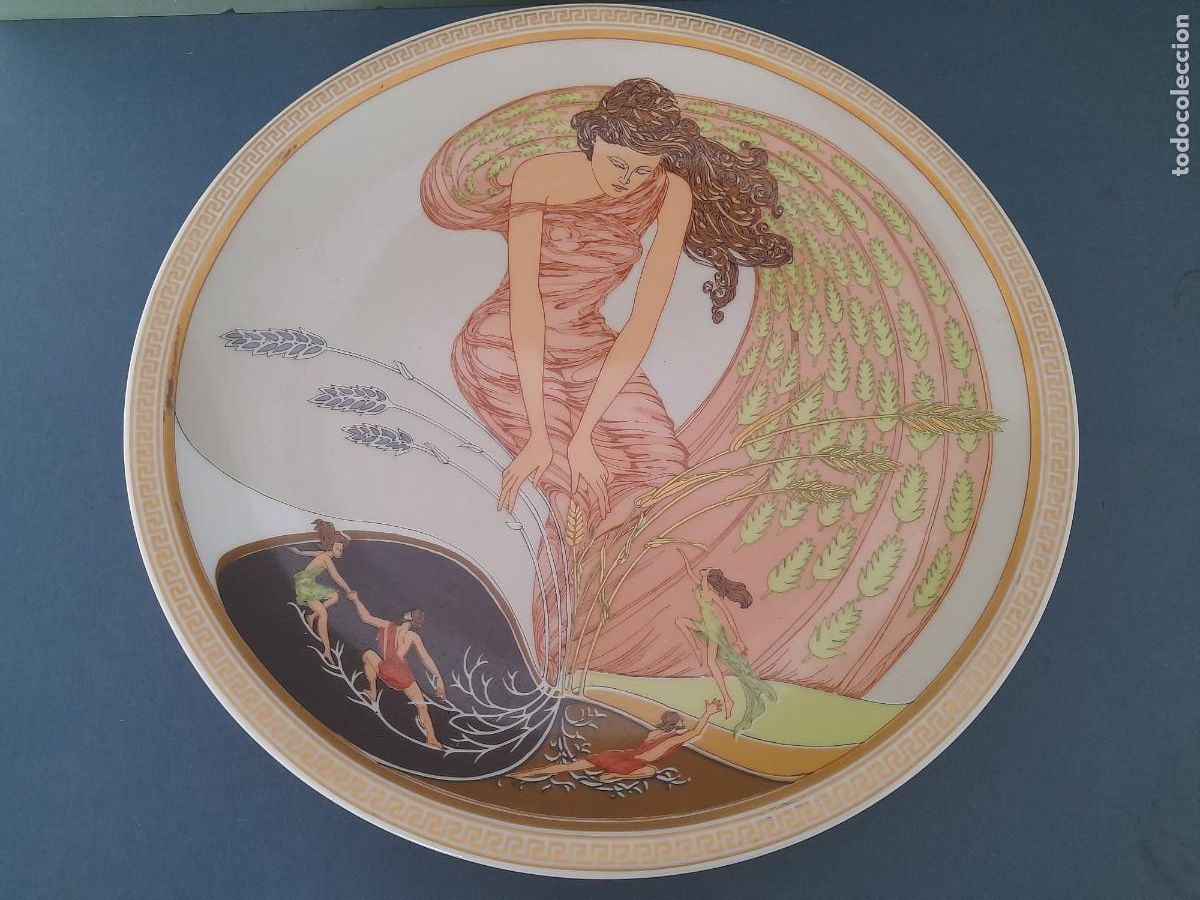 Antig&uuml;edades: Plato porcelana alemana arzberg, demeter, edici&oacute;n limitada 1980