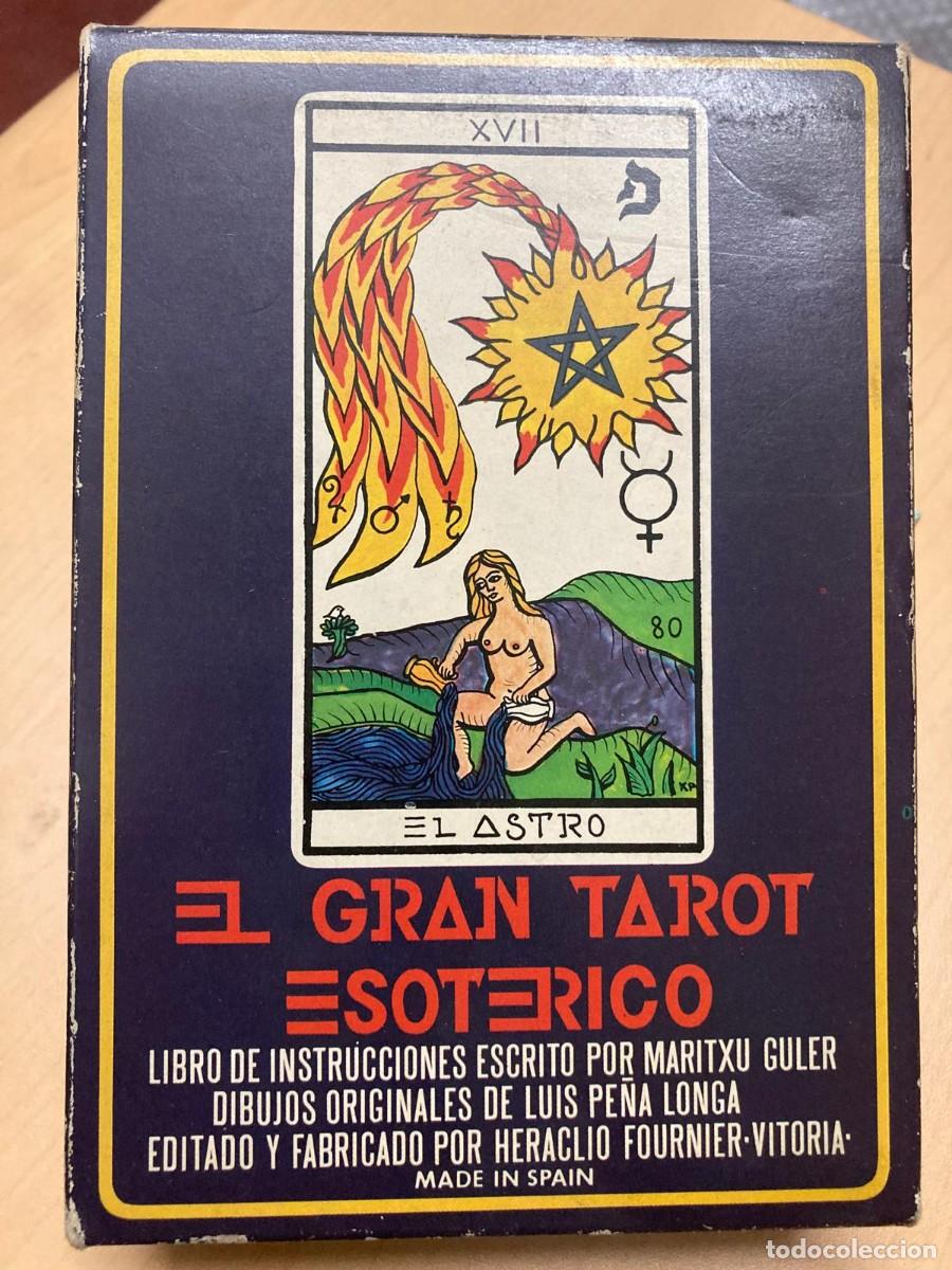 Antig&uuml;edades: &bull; El Gran Tarot Esot&eacute;rico - Primera Edici&oacute;n 1976 - Fournier Vitoria - Completo con Libreto