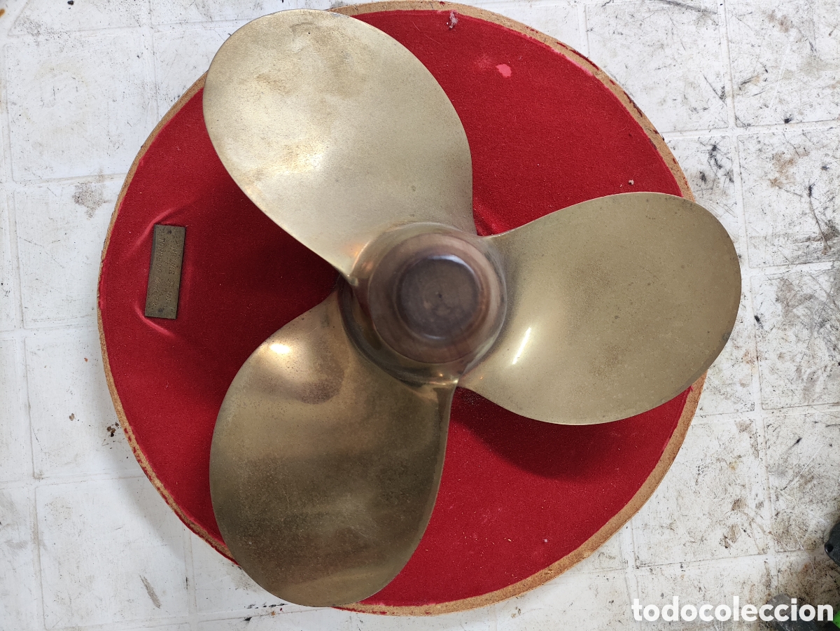 Antig&uuml;edades: Helice de bronce de torpedo mk32