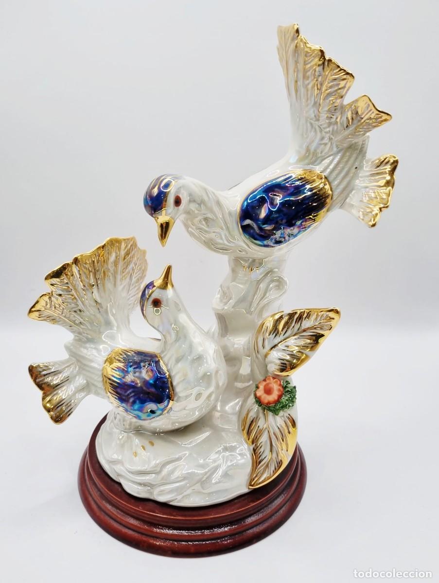 Antig&uuml;edades: Figura palomas de Maicel - Foto 1