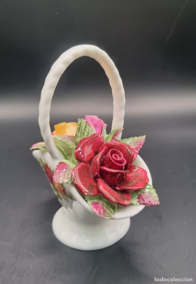 Antig&uuml;edades: Cesto de flores Royal Albert - Foto 7