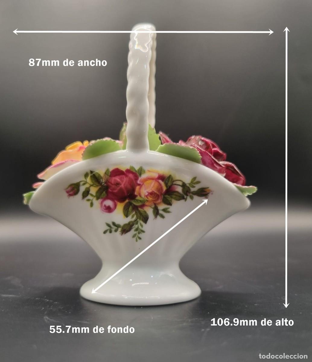 Antig&uuml;edades: Cesto de flores Royal Albert - Foto 10