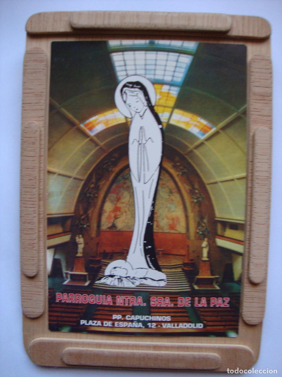 Antig&uuml;edades: MUY BONITO CUADRO DE LA PARROQUIA NTRA SRA DE LA PAZ PARA COLGAR DIMENSIONES 18 X 12 cm