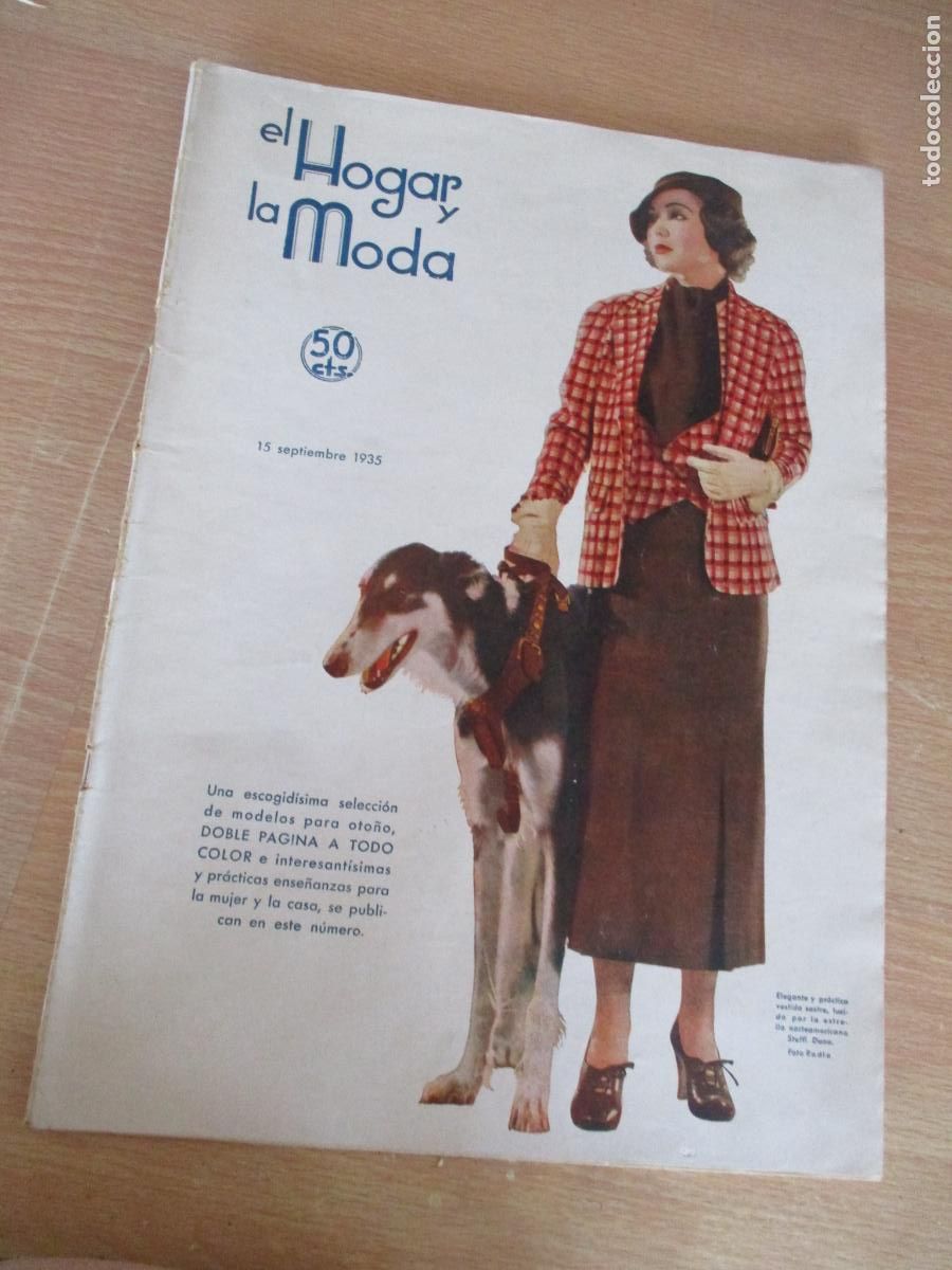 Antig&uuml;edades: REVISTA- EL HOGAR Y LA MODA- N&ordm;. 1064.- CON 48 P&Aacute;G.- INCLUIDAS LAS TAPAS