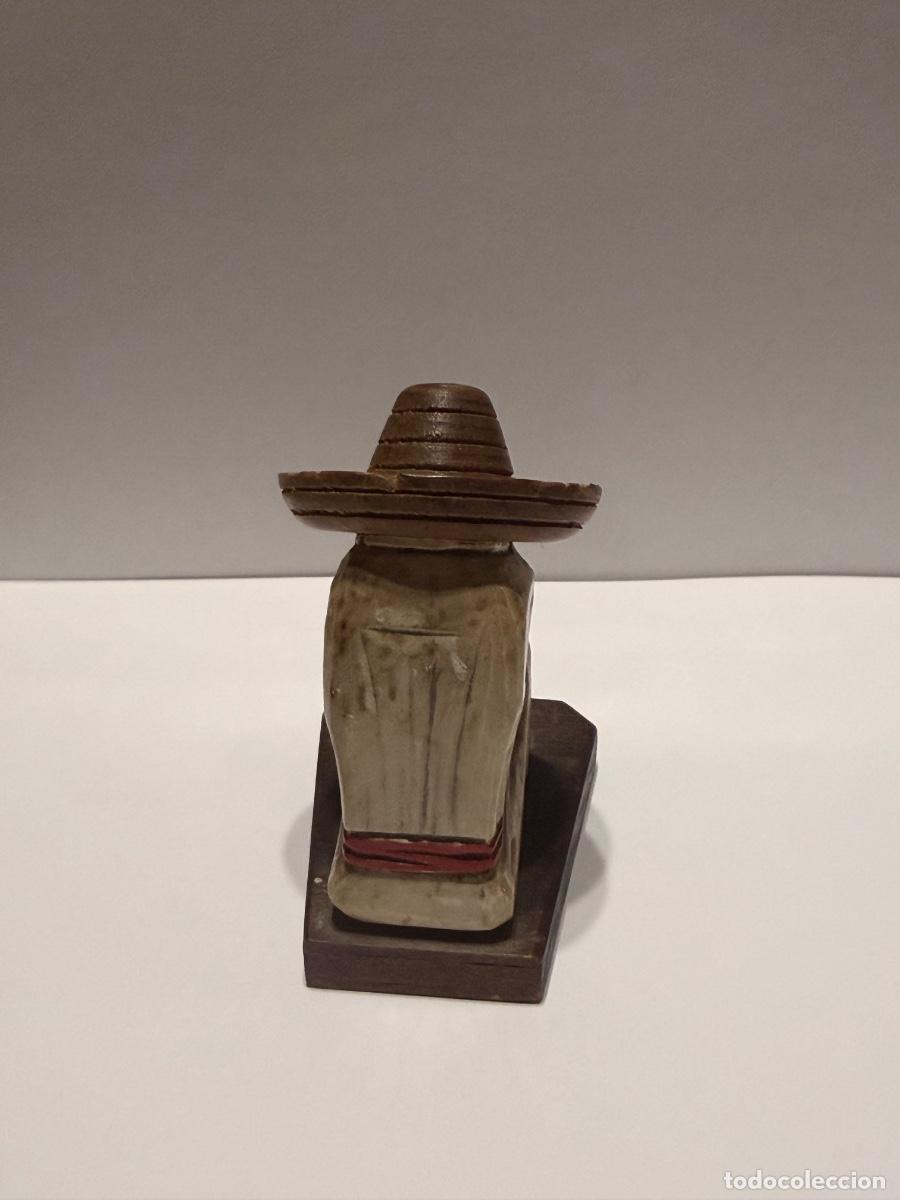 Antig&uuml;edades: Figura Madera Artesanal - Foto 3