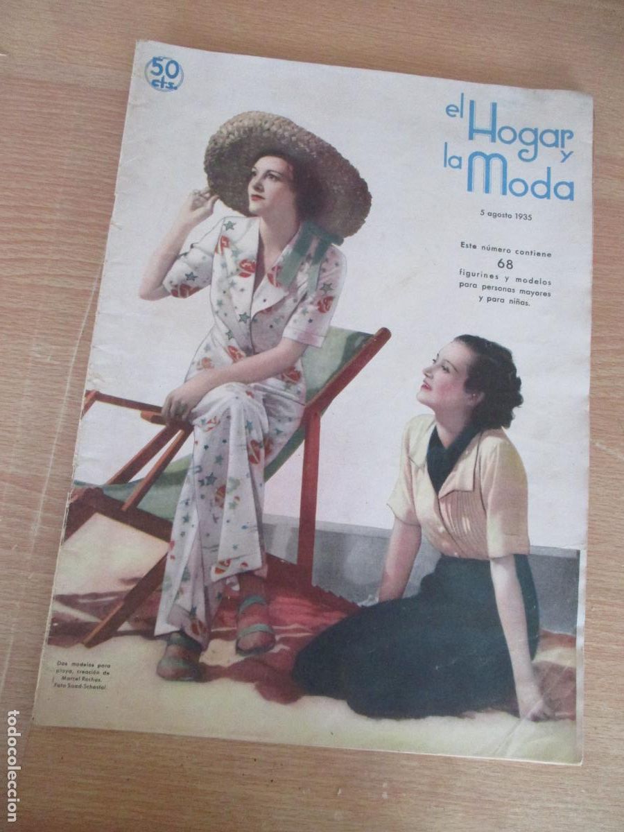 Antig&uuml;edades: REVISTA- EL HOGAR Y LA MODA- N&ordm;. 1059.- CON 46 P&Aacute;G.- INCLUIDAS LAS TAPAS