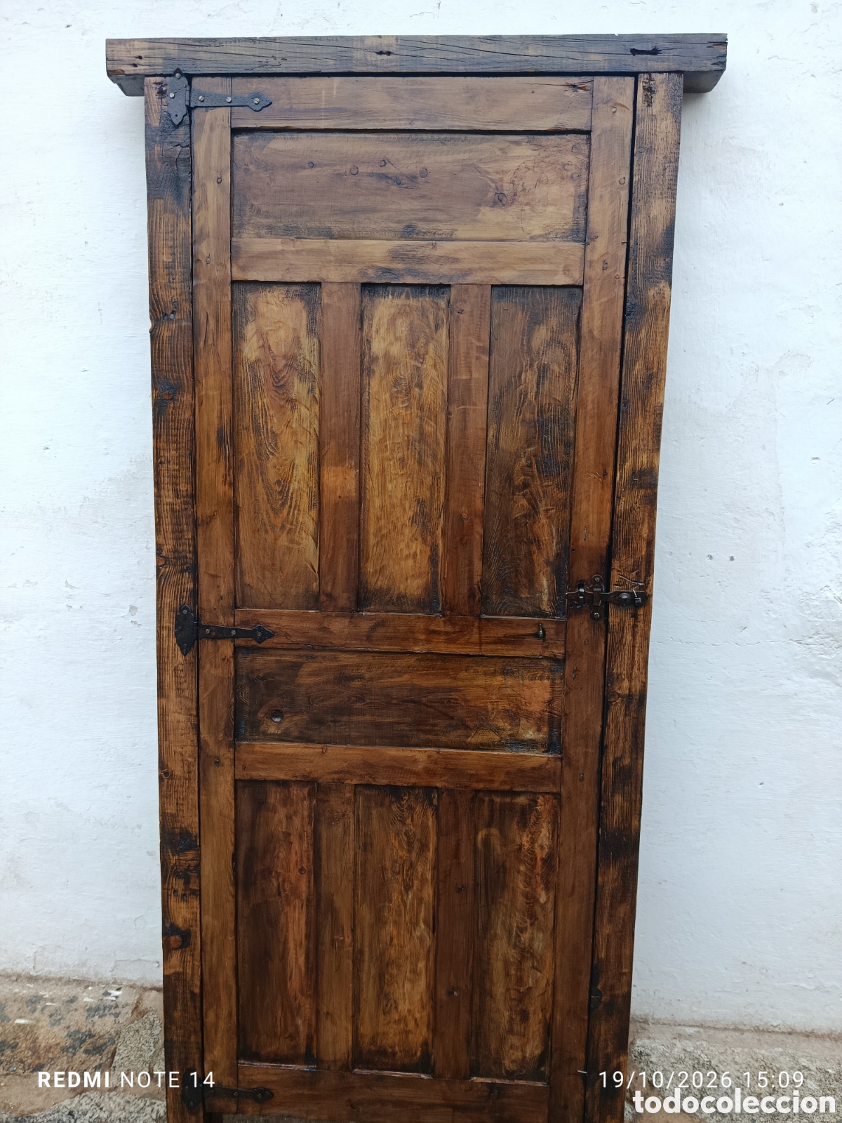 Antig&uuml;edades: Puerta antig&uuml;a de madera - Foto 2