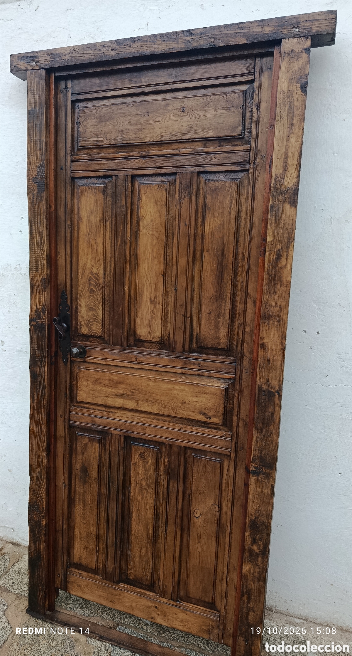 Antig&uuml;edades: Puerta antig&uuml;a de madera - Foto 3