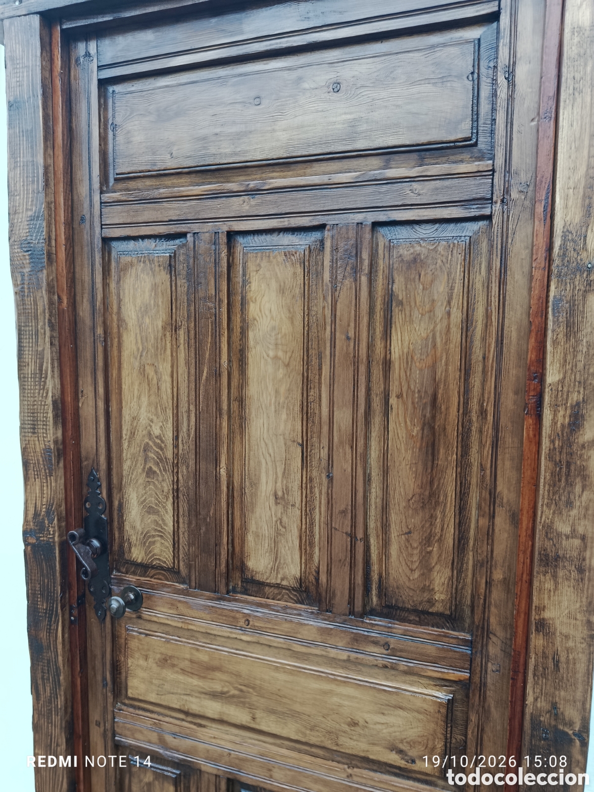 Antig&uuml;edades: Puerta antig&uuml;a de madera - Foto 4