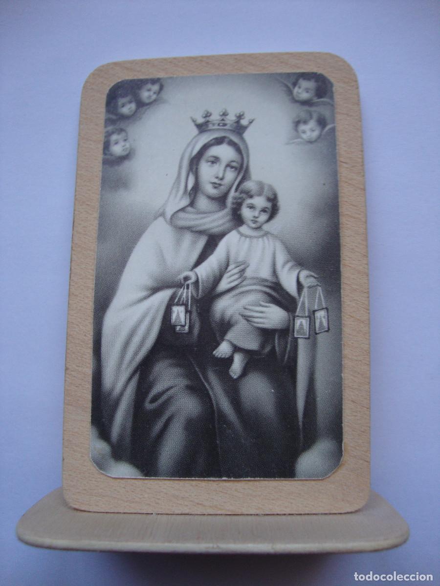 Antig&uuml;edades: MUY BONITO CUADRO DE LA VIRGEN DE SOBREMESA DIMENSIONES 12 X 6 cm