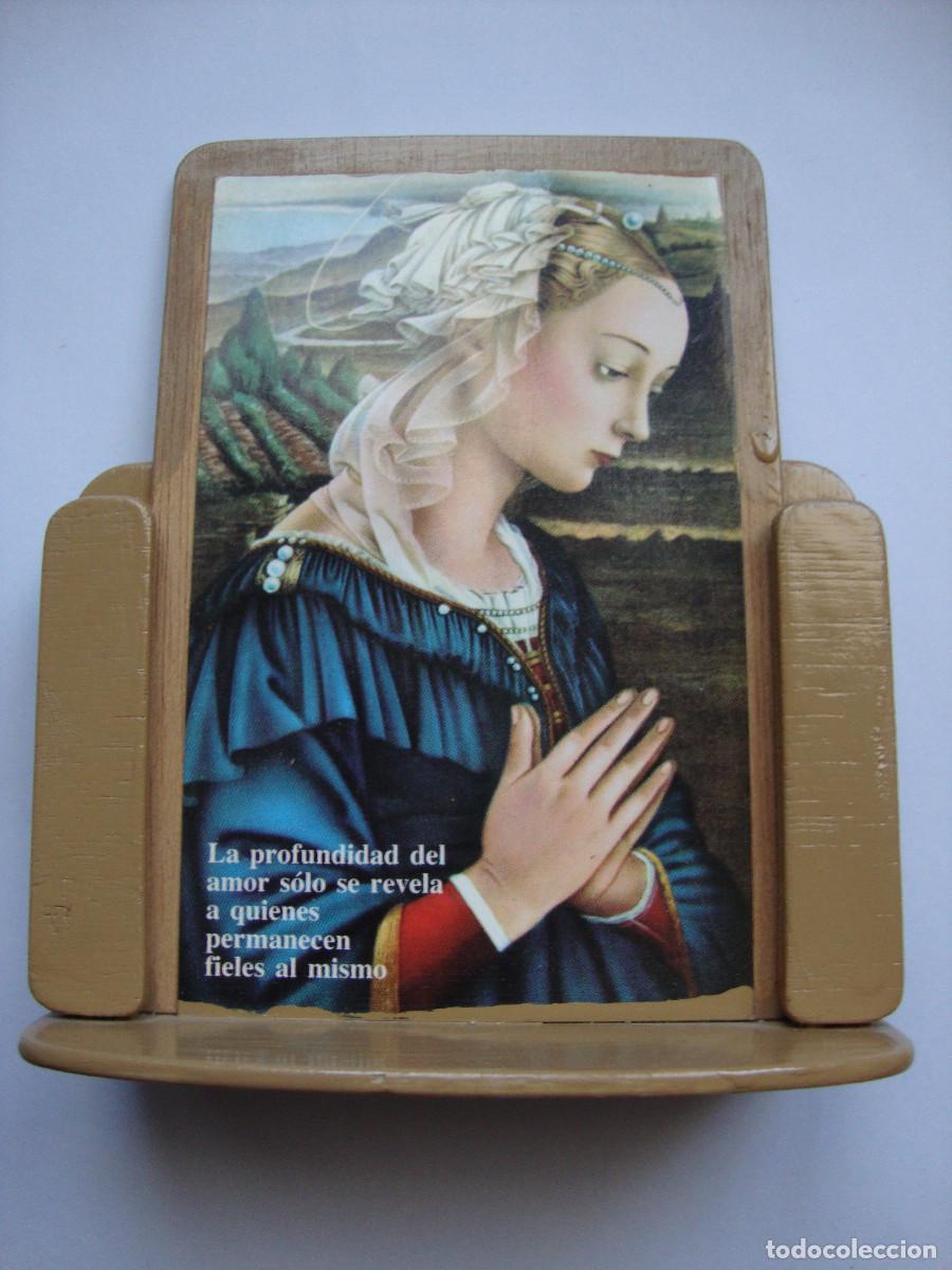 Antig&uuml;edades: MUY BONITO CUADRO DE LA VIRGEN DE SOBREMESA DIMENSIONES 12 X 10 cm