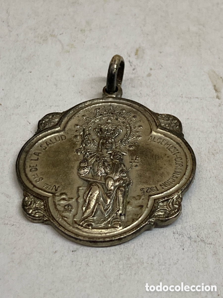 Antig&uuml;edades: Medalla de plata religiosa C671 - Foto 1