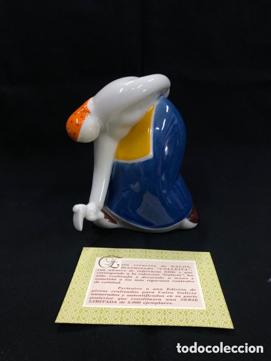 Antig&uuml;edades: Figura de Porcelana GALOS &rdquo;Colleita&rdquo; - Edici&oacute;n Limitad