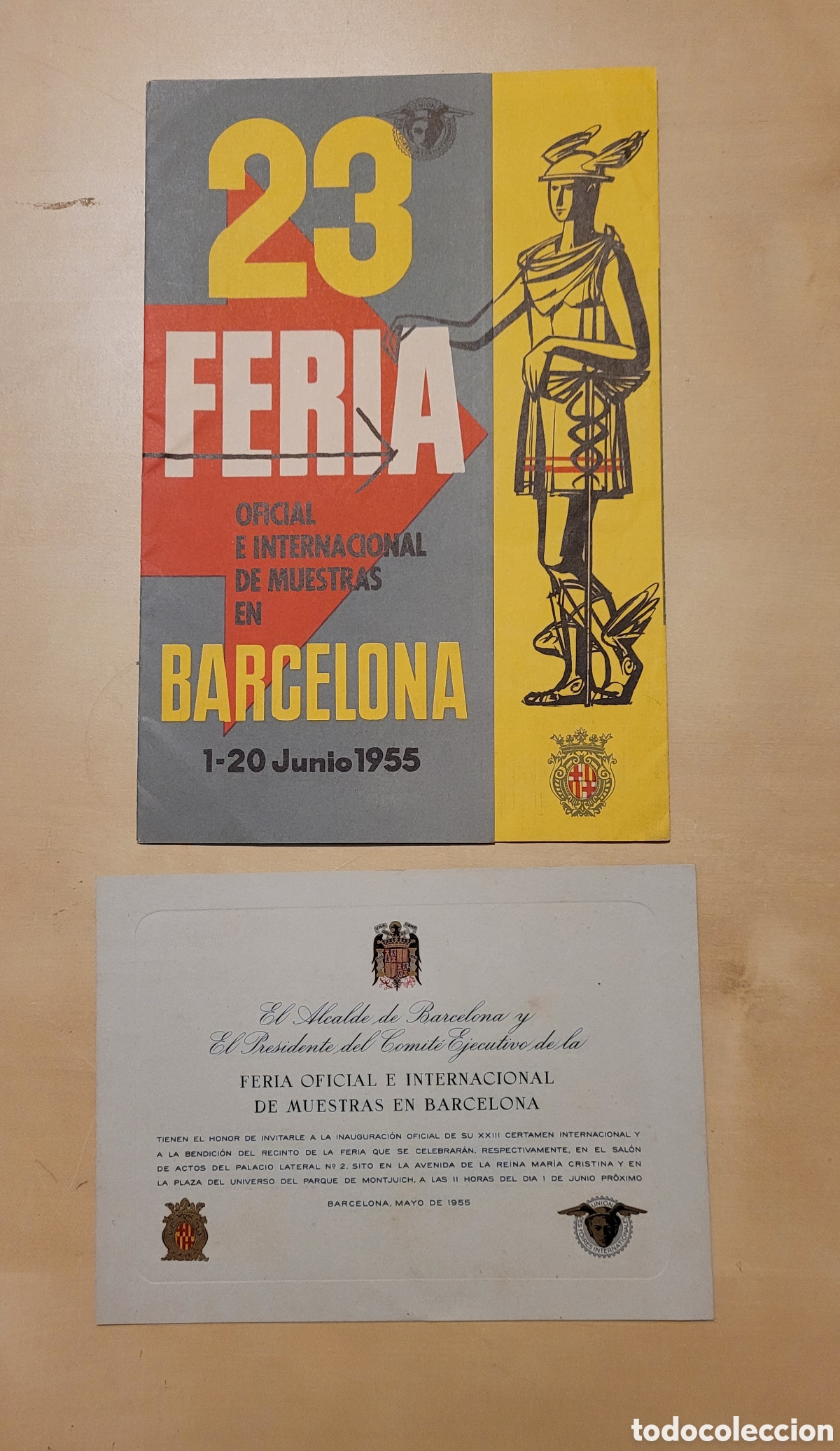 Antig&uuml;edades: Feria internacional de muestras en Barcelona a&ntilde;o 1955