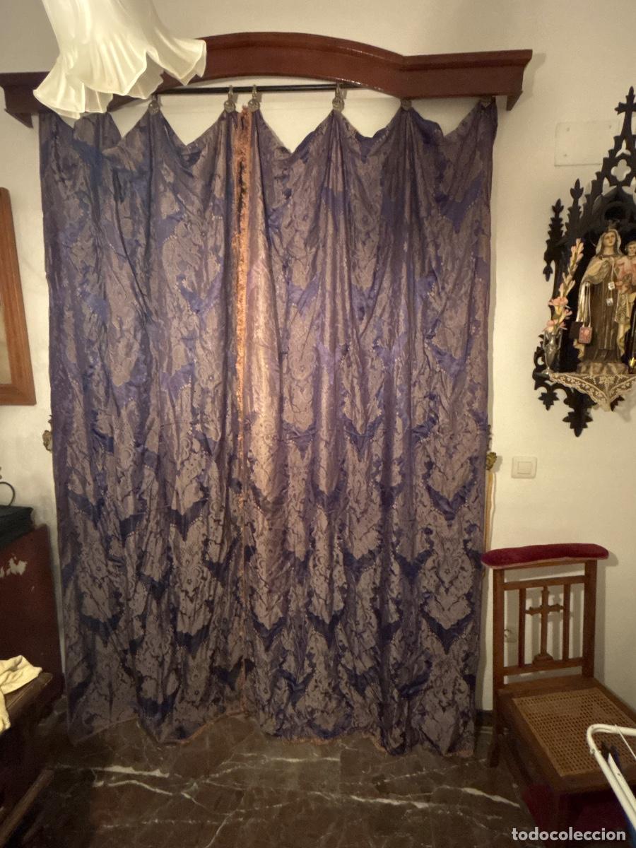 Antig&uuml;edades: Antiguas cortinas de sedina - Foto 1