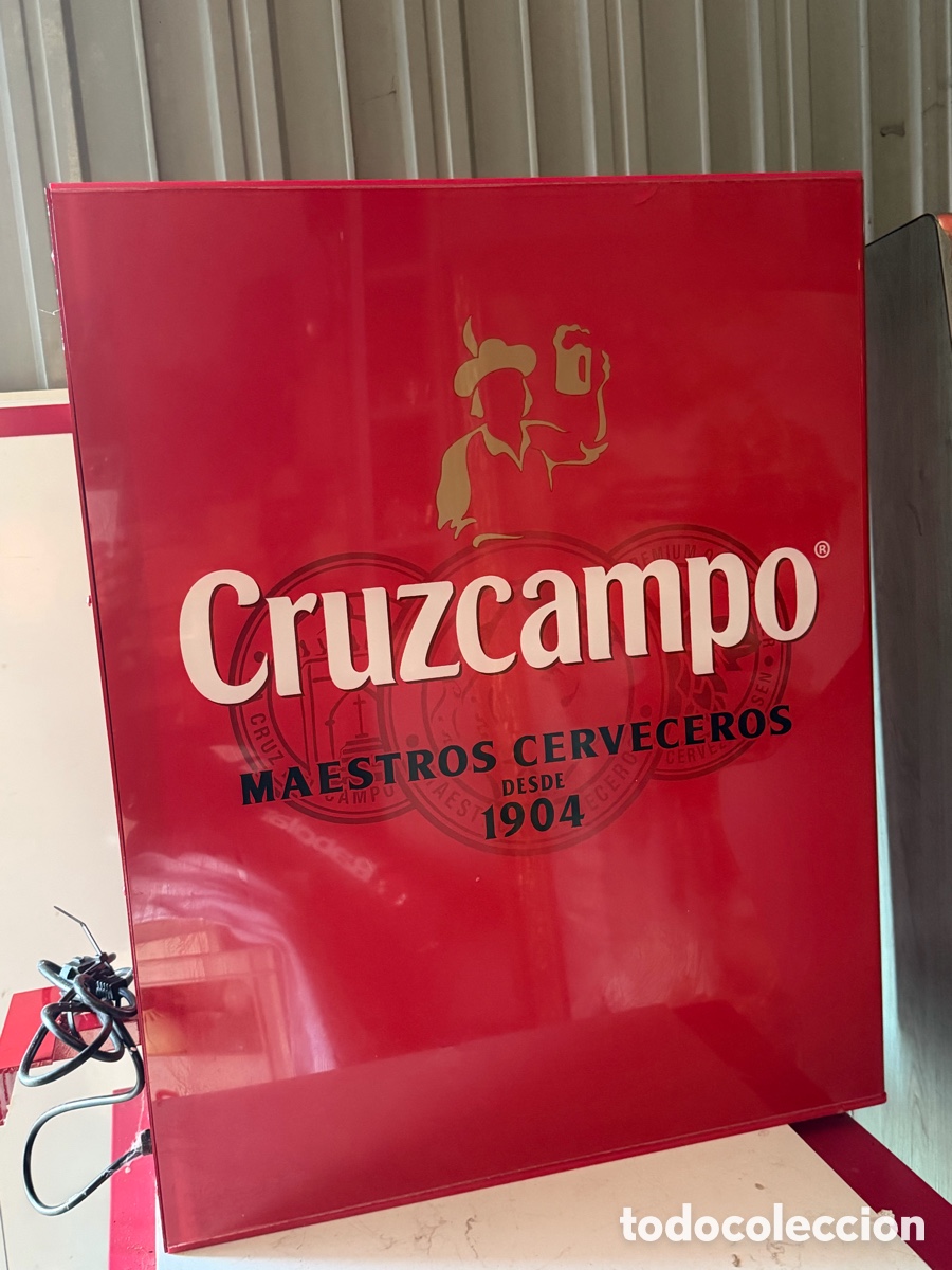 Antig&uuml;edades: R&oacute;tulo Luminoso LED Cruzcampo - Foto 4