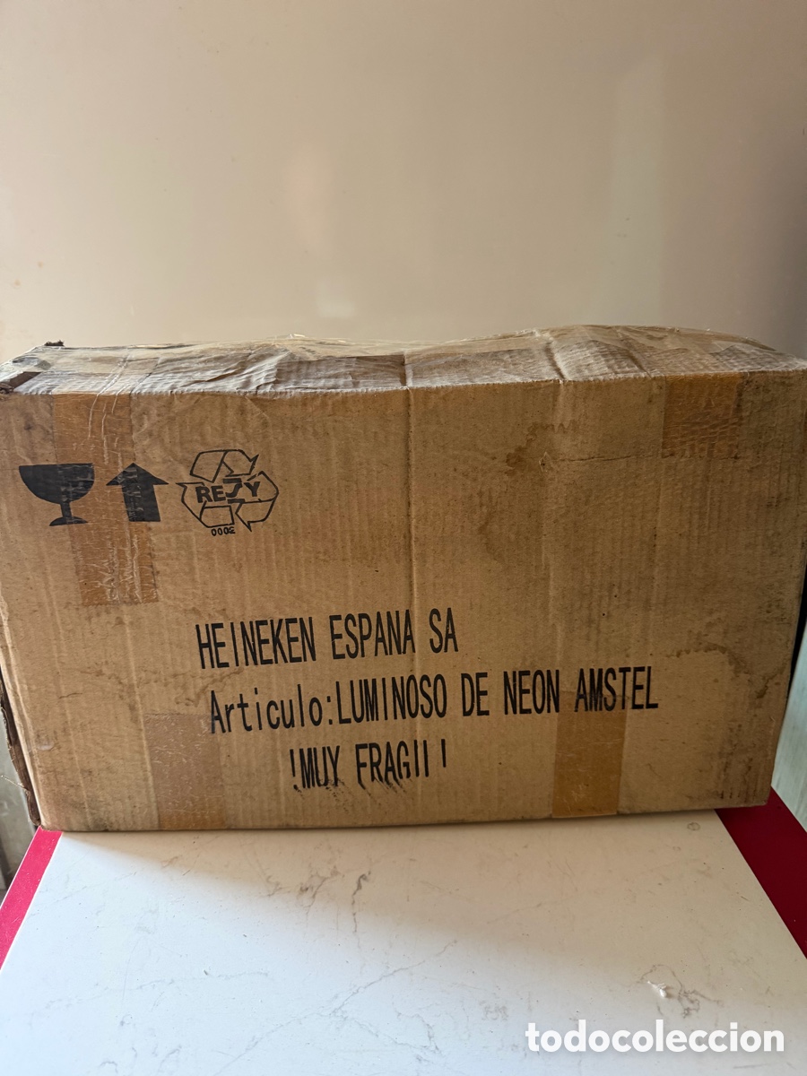 Antig&uuml;edades: R&oacute;tulo Luminoso Ne&oacute;n Amstel - Foto 5