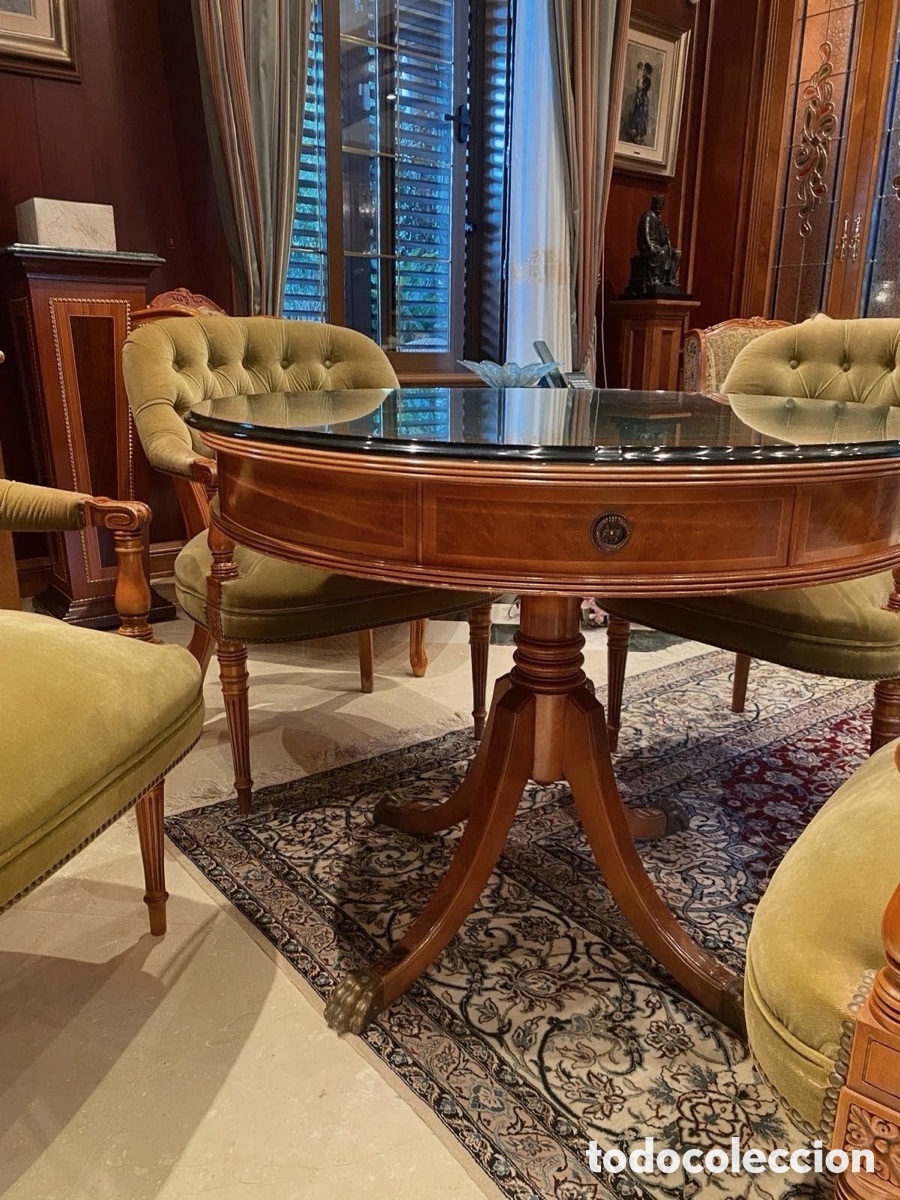 Antig&uuml;edades: Mesa completa de juego de estilo cl&aacute;sico - Foto 4
